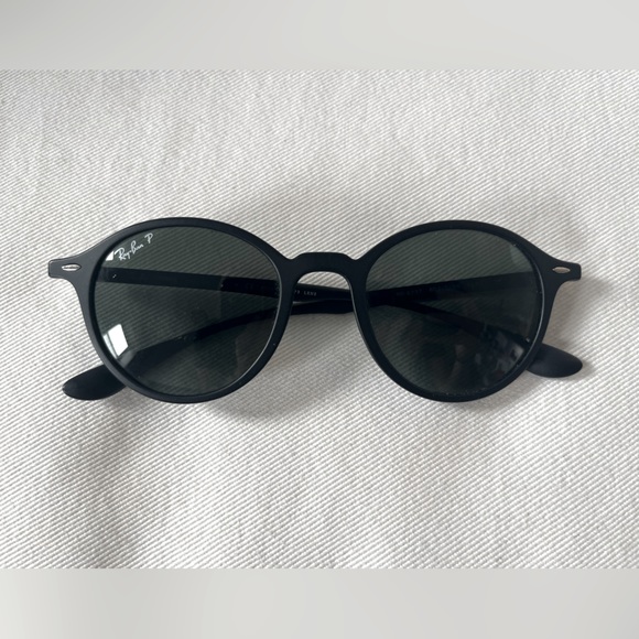 Ray-Ban Accessories - Black RayBan Polarized LiteForce Round Sunglasses